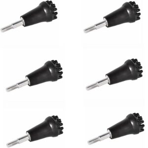 6Pcs Hunting Small Game Blunt Judo Broadheads 100 Grain Soft Rubber Archery Practice Tip Point