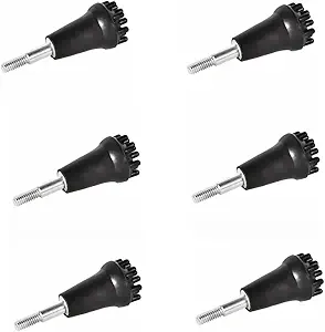 6Pcs Hunting Small Game Blunt Judo Broadheads 100 Grain Soft Rubber Archery Practice Tip Point