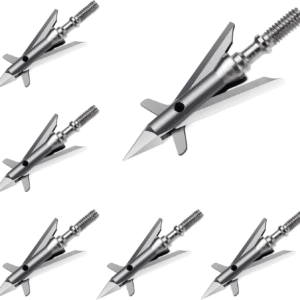 6pcs/ Package 2blade Mechanical 100gr Hunting Arrowheads Archery Broadheads for Hunting